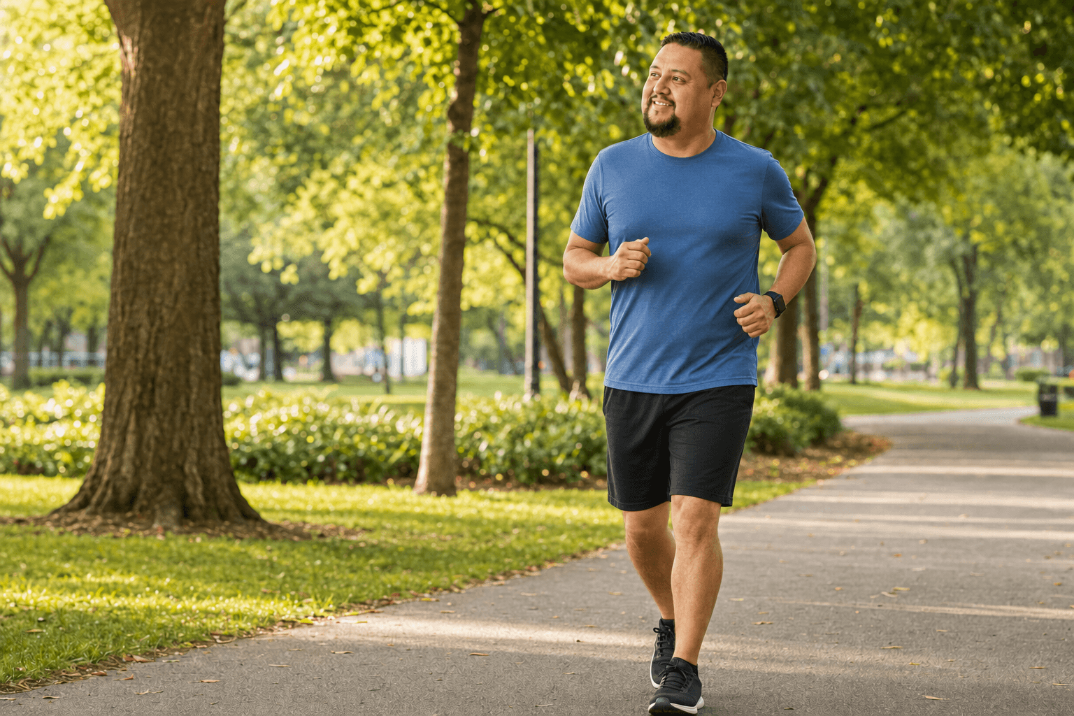 Paciente activo y saludable tras su transformación